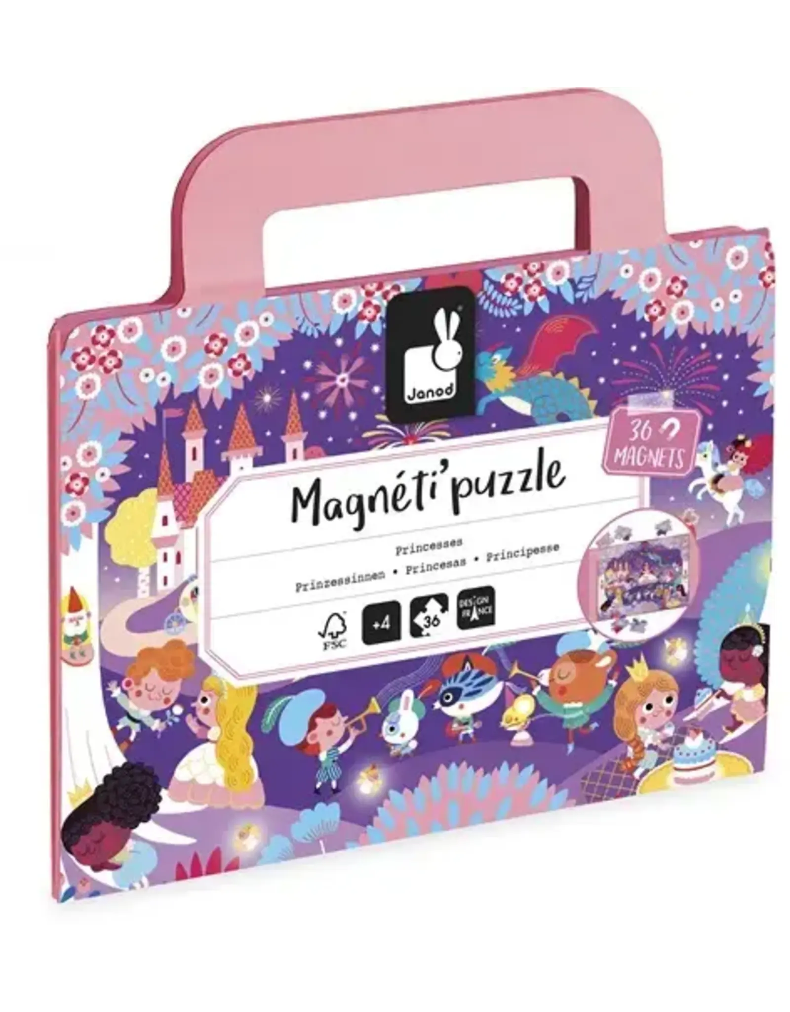 Janod Magnetipuzzel Prinsessen
