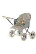 Maileg Stroller Baby Mouse - Blue