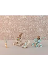 Maileg Stroller Baby Mouse - Blue