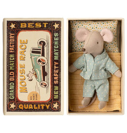Maileg Little Brother Mouse in Matchbox