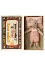 Maileg Little Sister Mouse in Matchbox