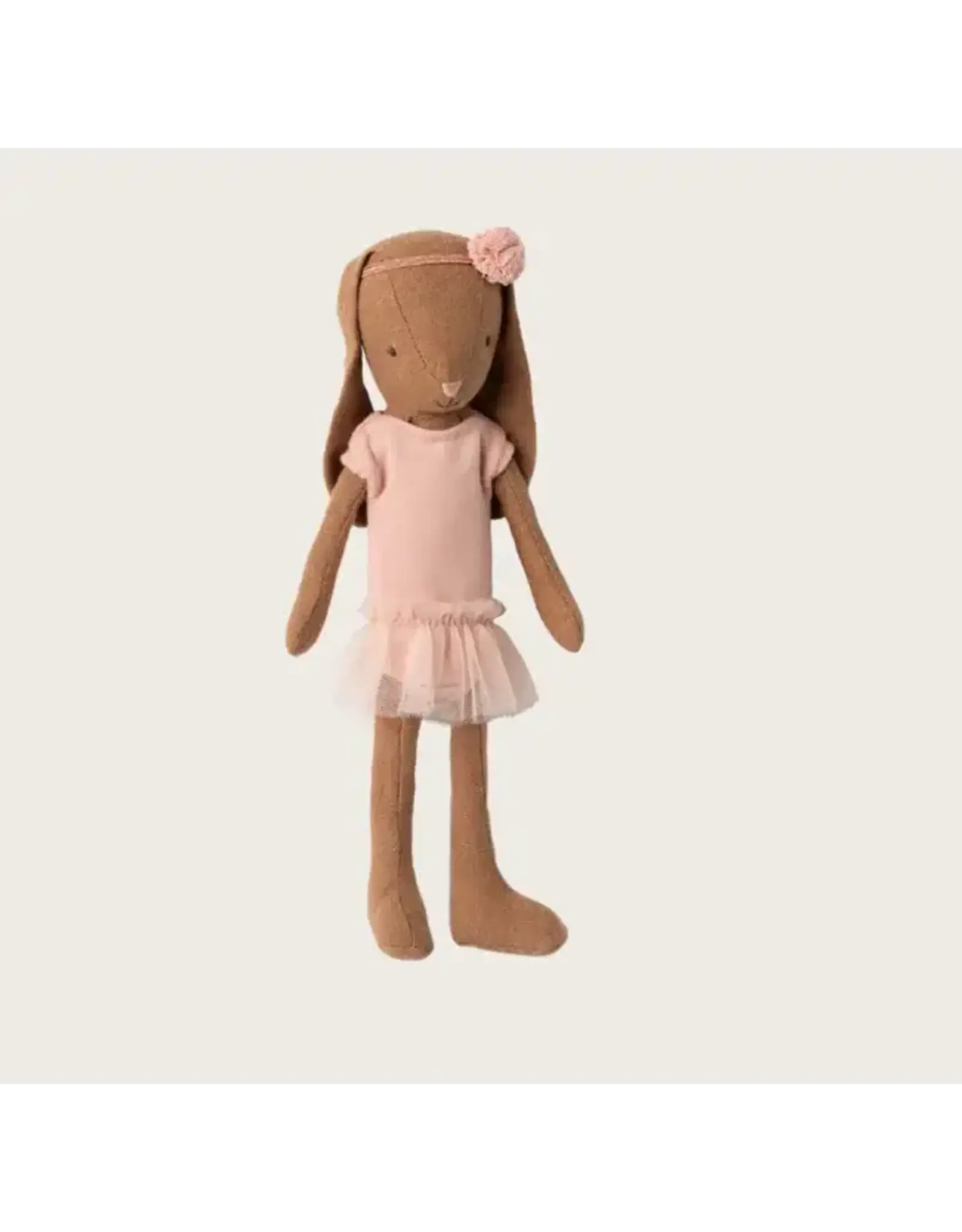 Maileg Bunny Chocolate Brown - Ballet Suit and Skirt Rose