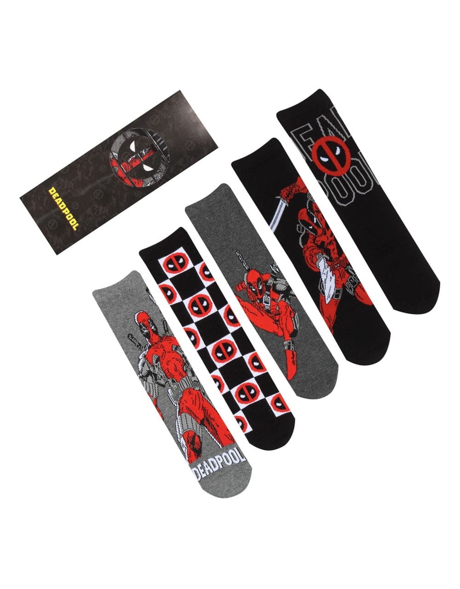 Marvel Socks 5-Pack Deadpool