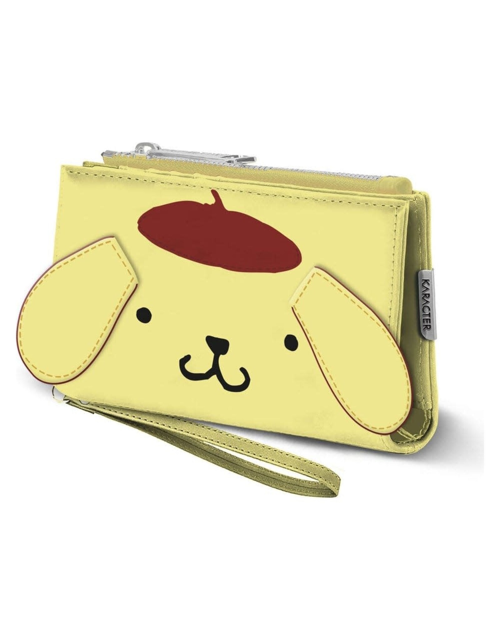 Karacter Mania Sanrio Slim Wallet Pompompurin Face