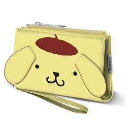 Karacter Mania Sanrio Slim Wallet Pompompurin Face