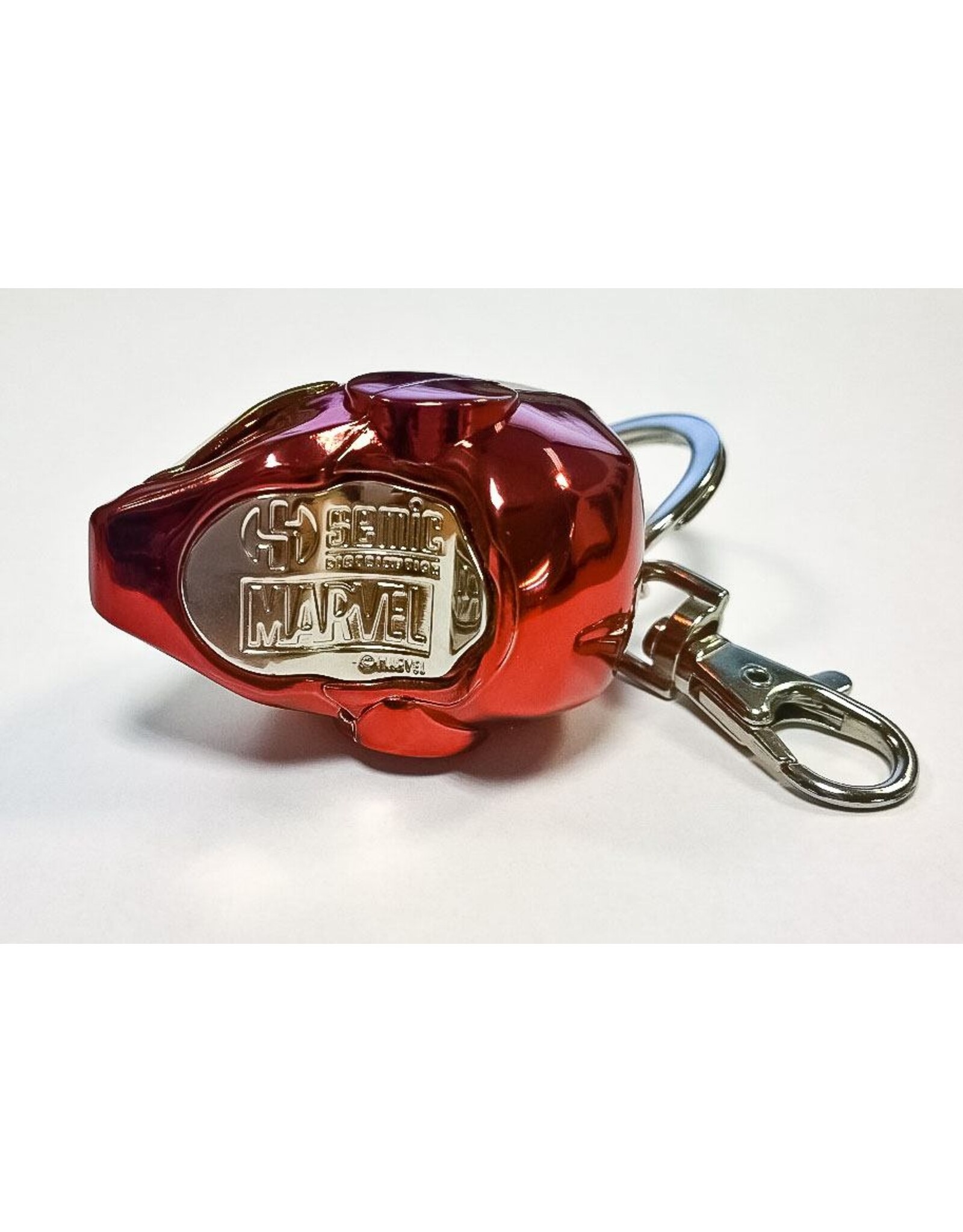 Semic Marvel Comics Metal Keychain Iron Man Helmet