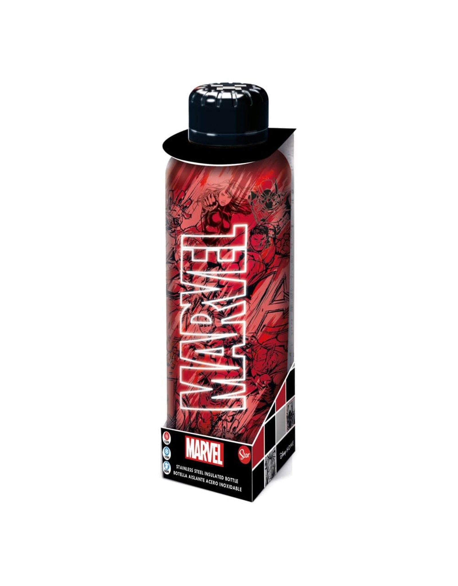 Marvel Water Bottle Marvel Pattern