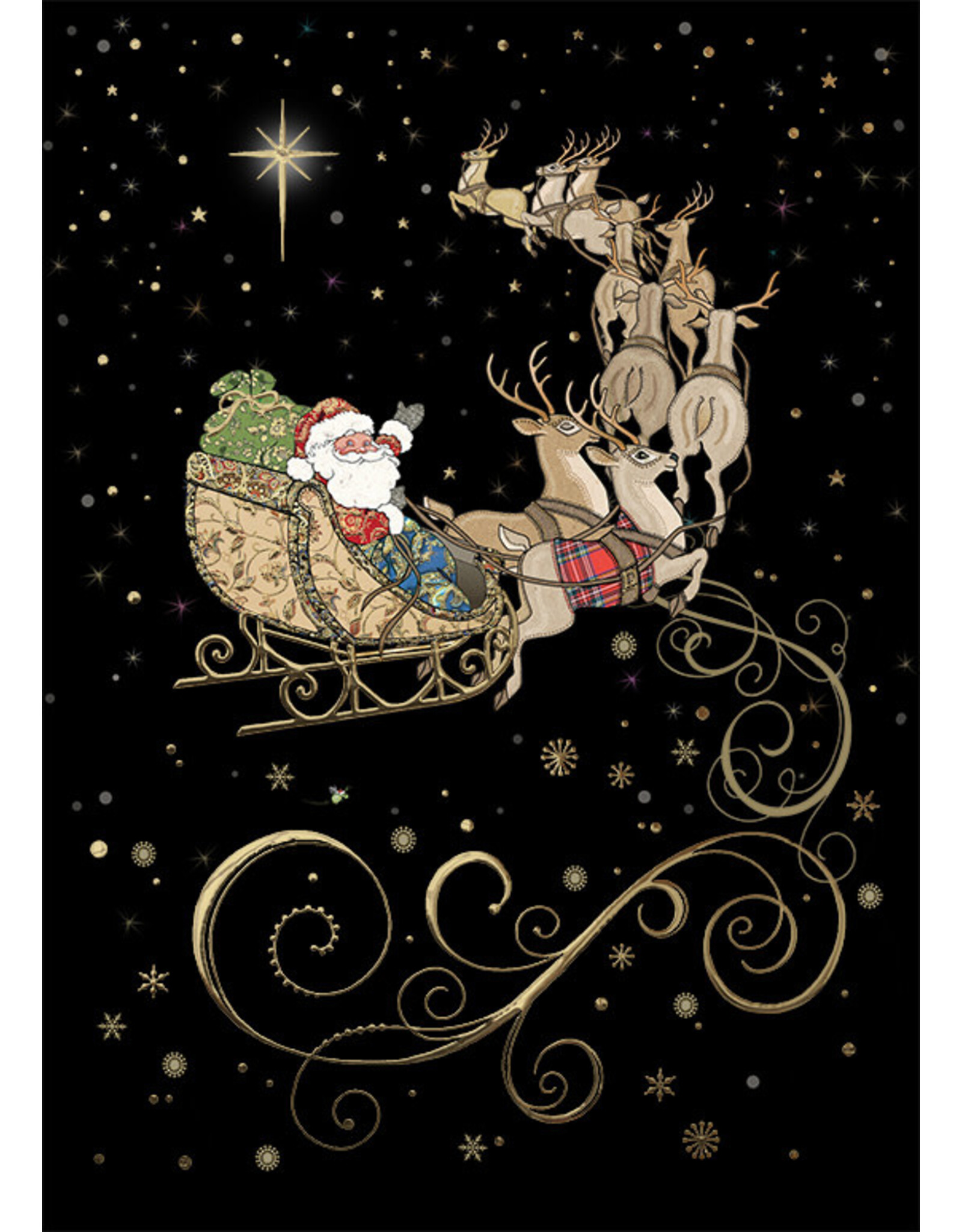 BugArt BugArt Kerst "Santa’s Team"