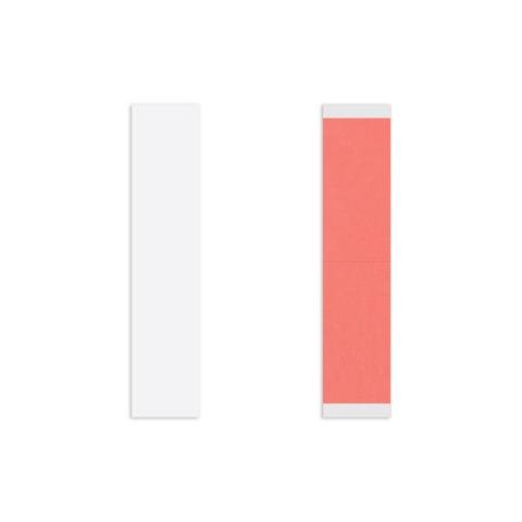 LUTTMANN® RED SECURITY TAPE - Tweede haarkleefband 25 mm x 2,75 m voor pruiken, haarsystemen, toupetjes en foliehaarstukken