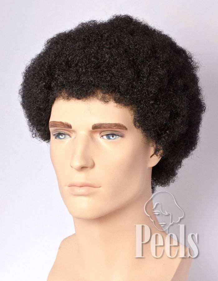 Pruik Afro Zwart Groot Kopen - Peels Haarmode