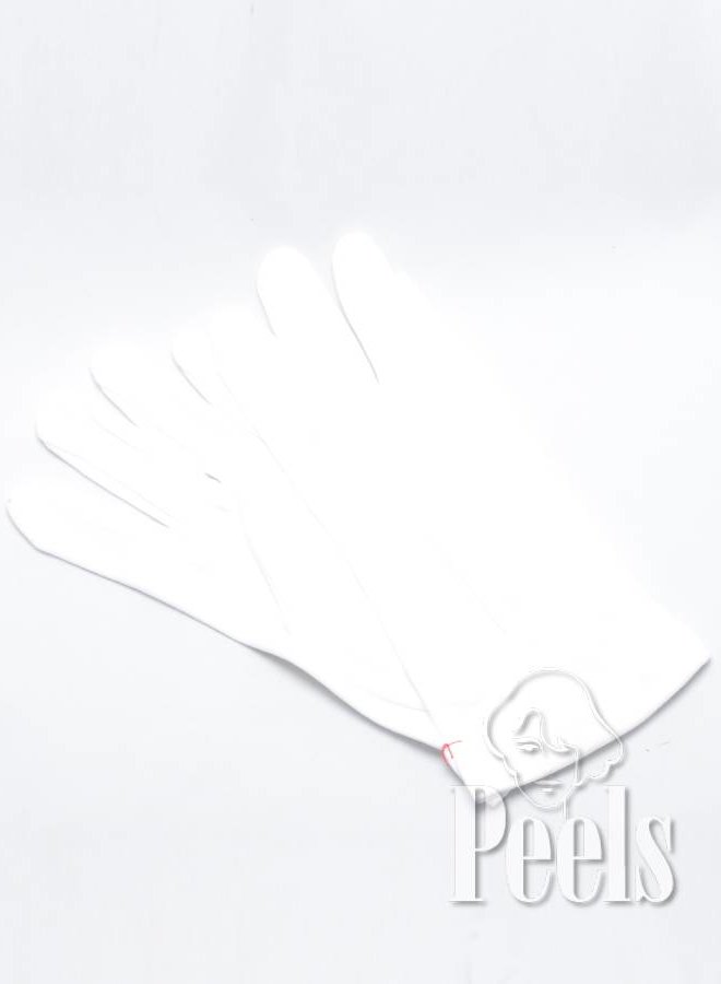 Witte Sint handschoen luxe