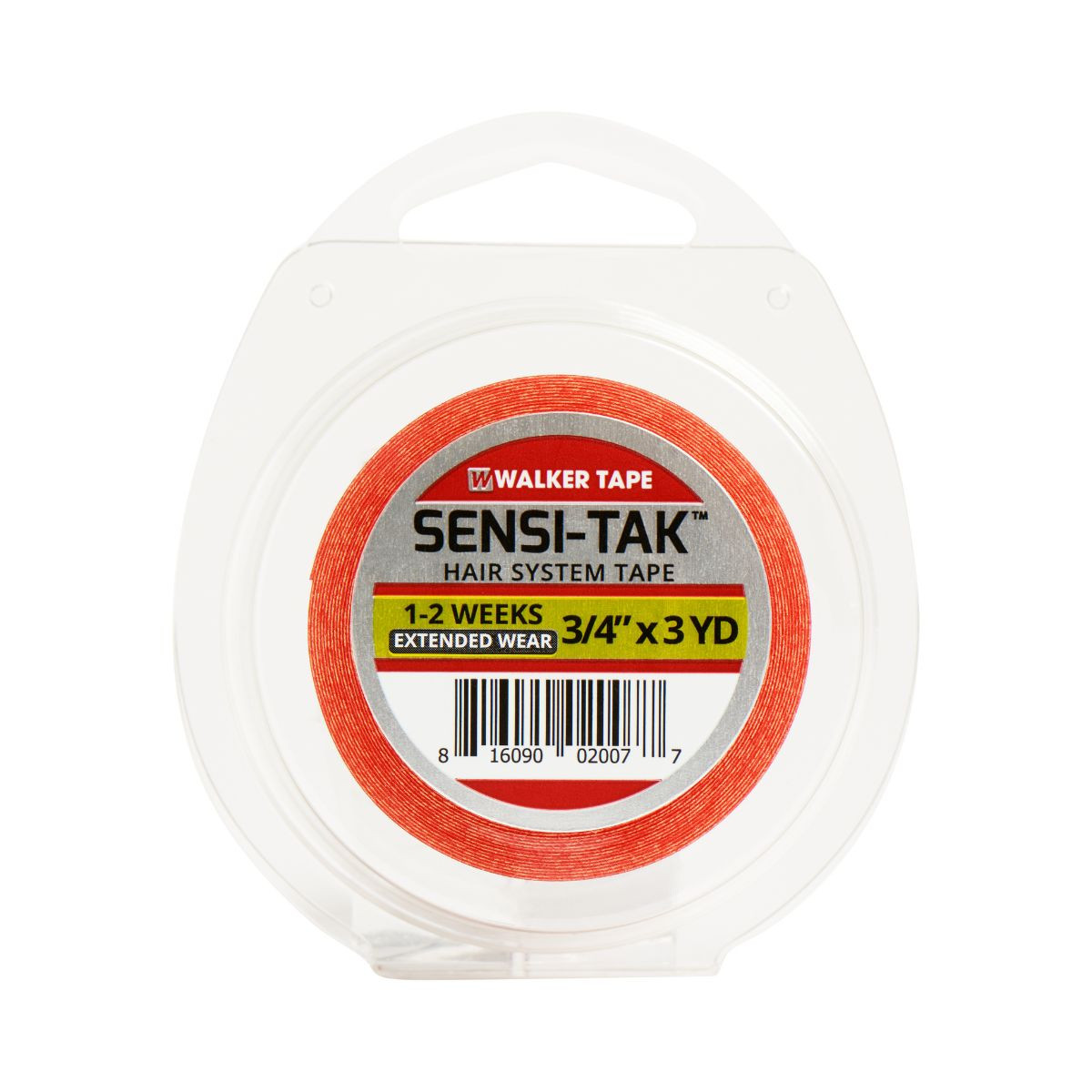 Adhésif Double Face SENSI-TAK Rouge – Rouleau 3 M Ou 11 M, Largeur 19 Mm, Pour Perruques Et Poses Temporaires