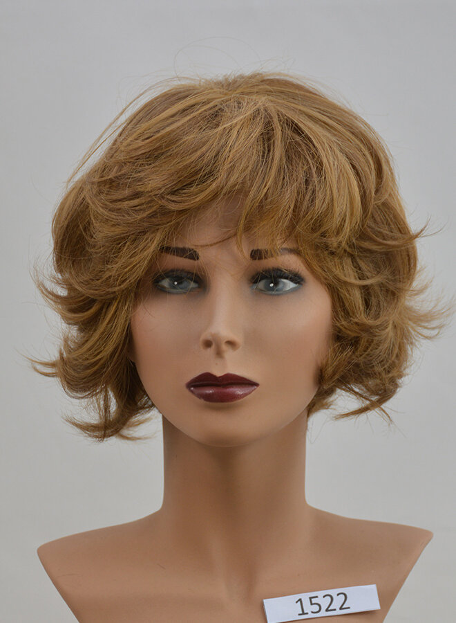 Dames pruik midden as blond