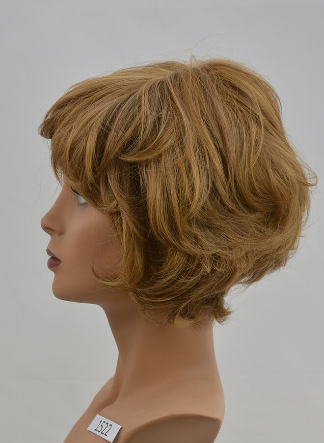 Dames pruik midden as blond