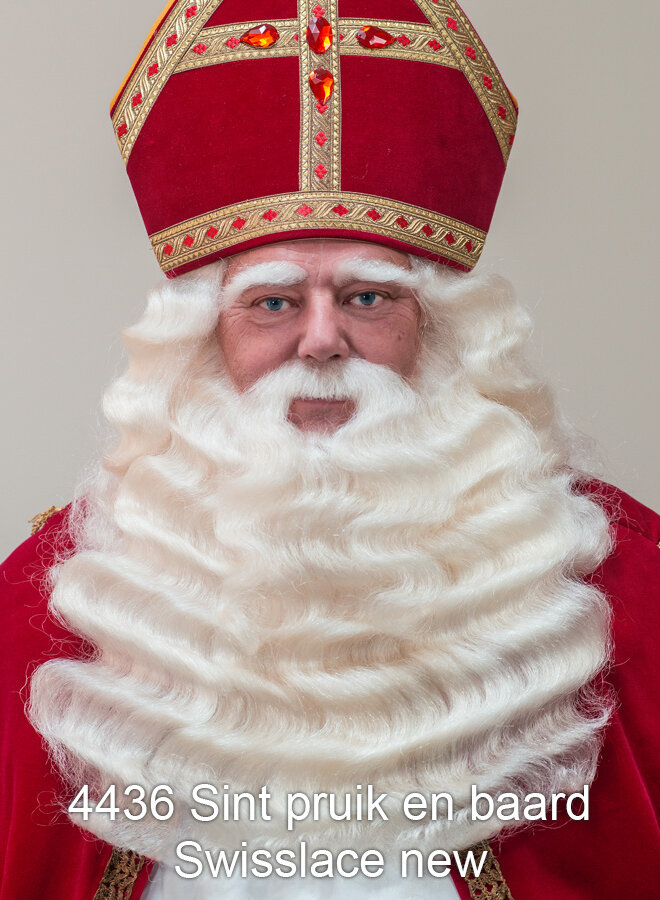 Sint pruik en baard Swisslace new