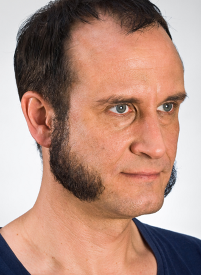 Handgeknoopte Baard lang 9223