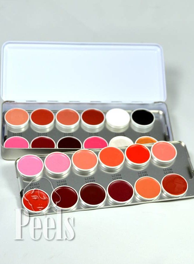 Lip-rouge palette 24 kleuren classic