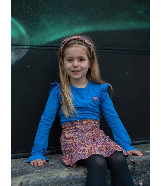 Quapi Meisjes rok - Kim - AOP Caramel animal