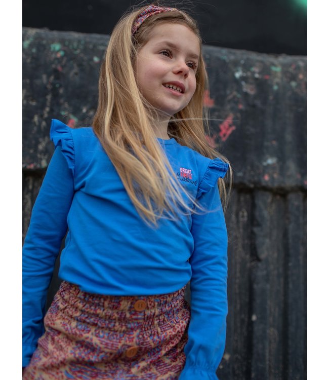 Quapi Meisjes rok - Kim - AOP Caramel animal