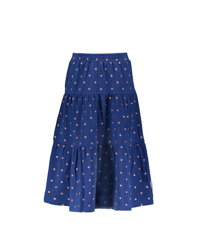 B.Nosy Meisjes rok midi - Stoere stippen en gesmokte boord - Tough stippen