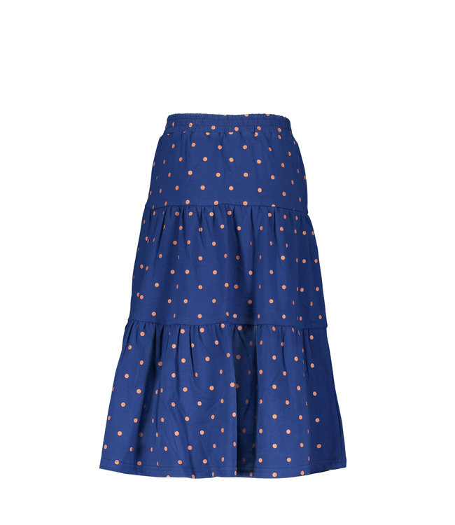 B.Nosy Meisjes rok midi - Stoere stippen en gesmokte boord - Tough stippen