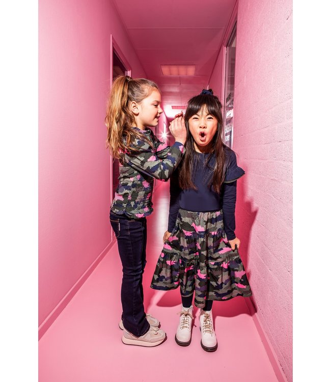 B.Nosy Meisjes rok lang - 3-laags - AOP warrior