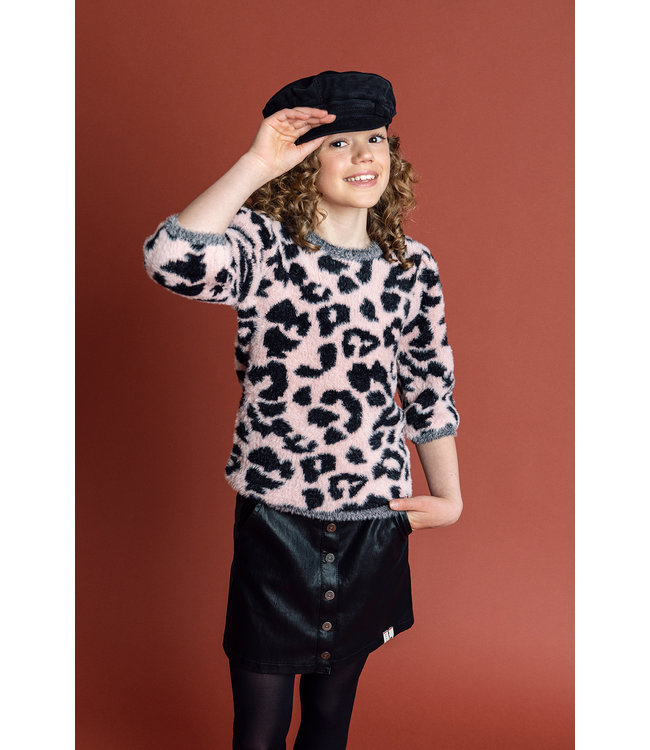 LOOXS 10sixteen Meisjes trui gebreid - Bleek roze