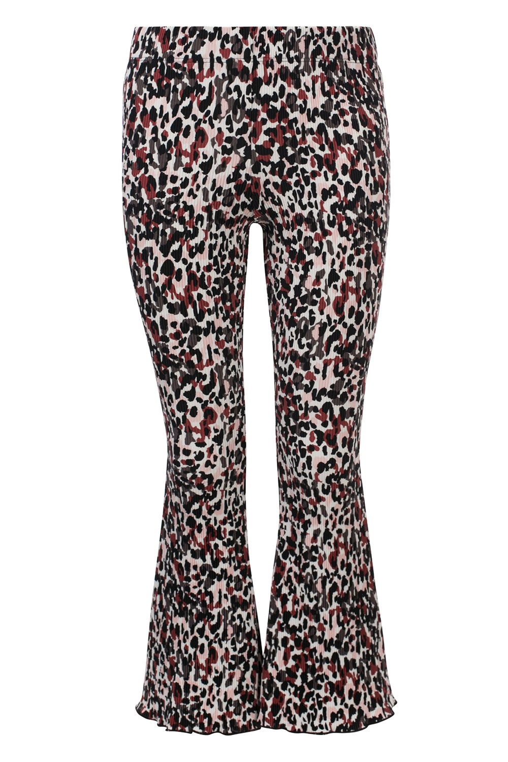 LOOXS 10sixteen Meisjes flair broek plisse - Camo luipaard LOOXS 10sixteen Meisjes flair broek plisse - Camo luipaard