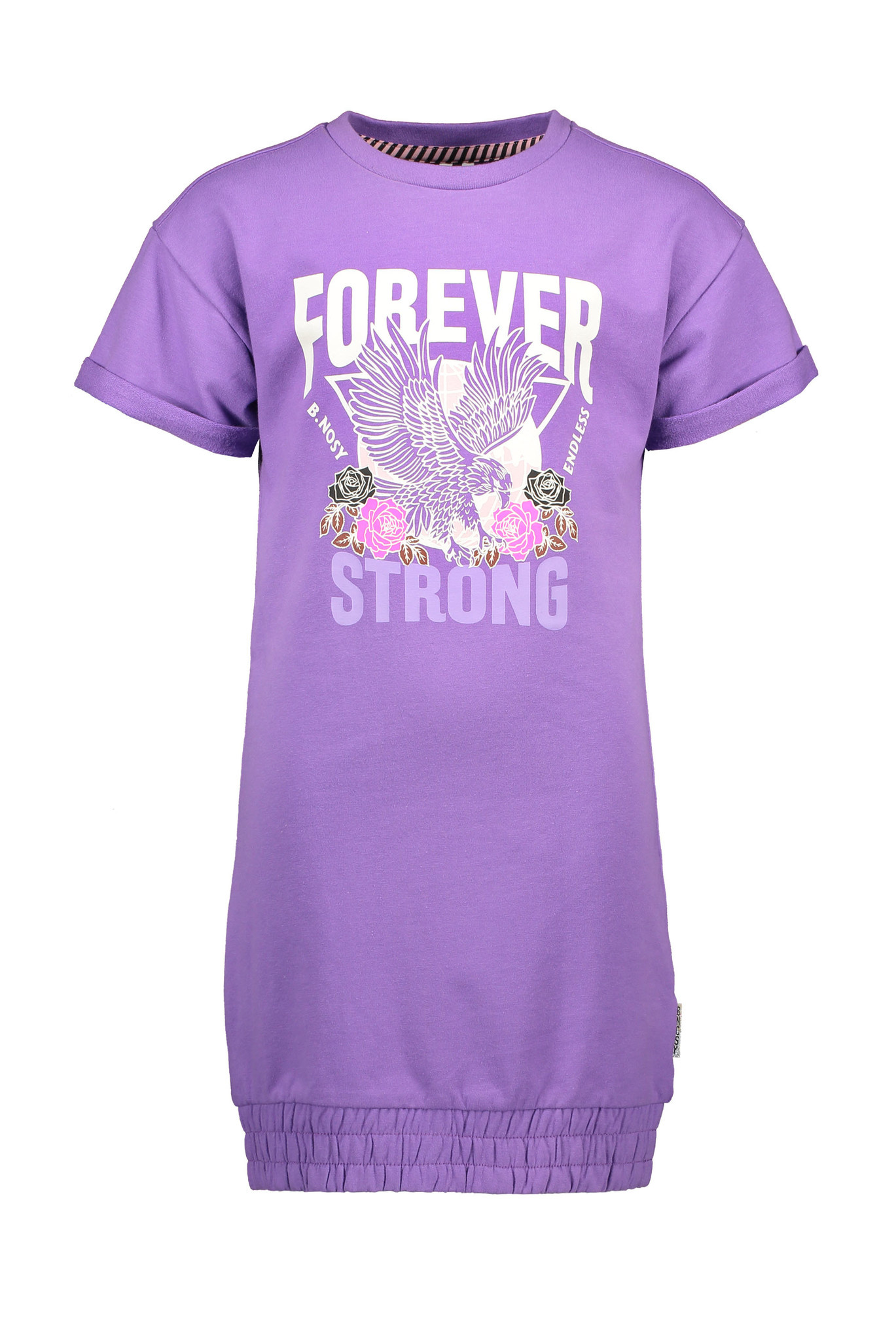 B.Nosy Meisjes jurk sweat - Lilac B.Nosy Meisjes jurk sweat - Lilac