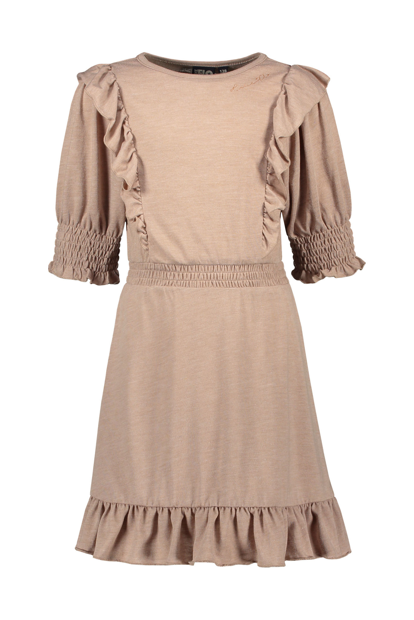 Like Flo Meisjes jurk - Taupe Like Flo Meisjes jurk - Taupe