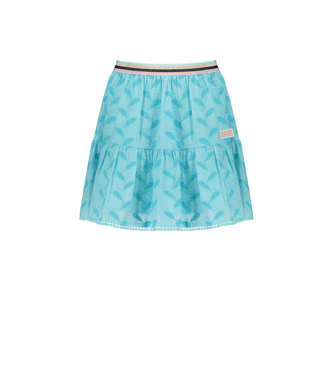 NoNo Meisjes rok - Nomy AOP - Licht Turquoise