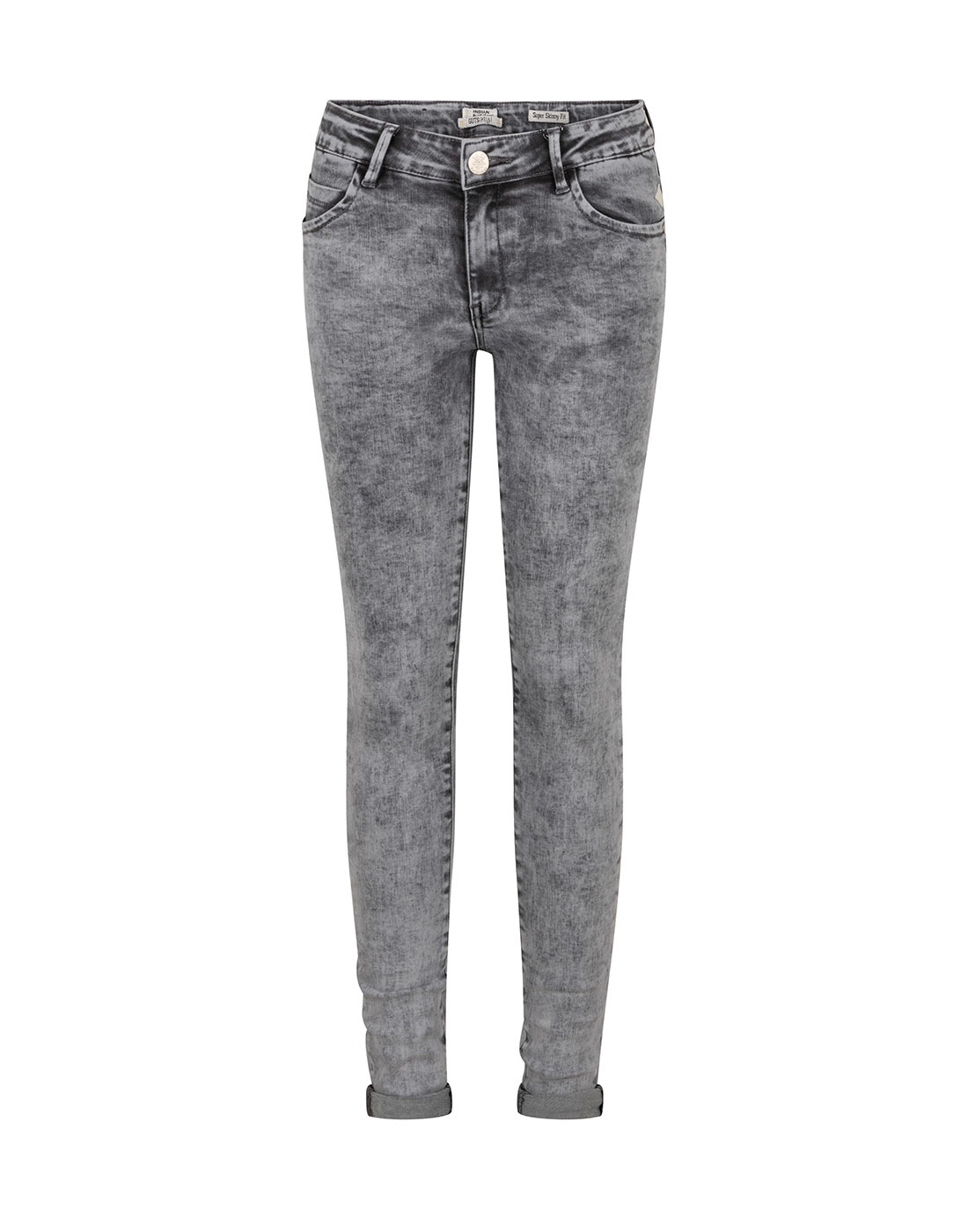 Indian Blue Jeans Meisjes jeans broek jazz - super skinny fit - Grijs