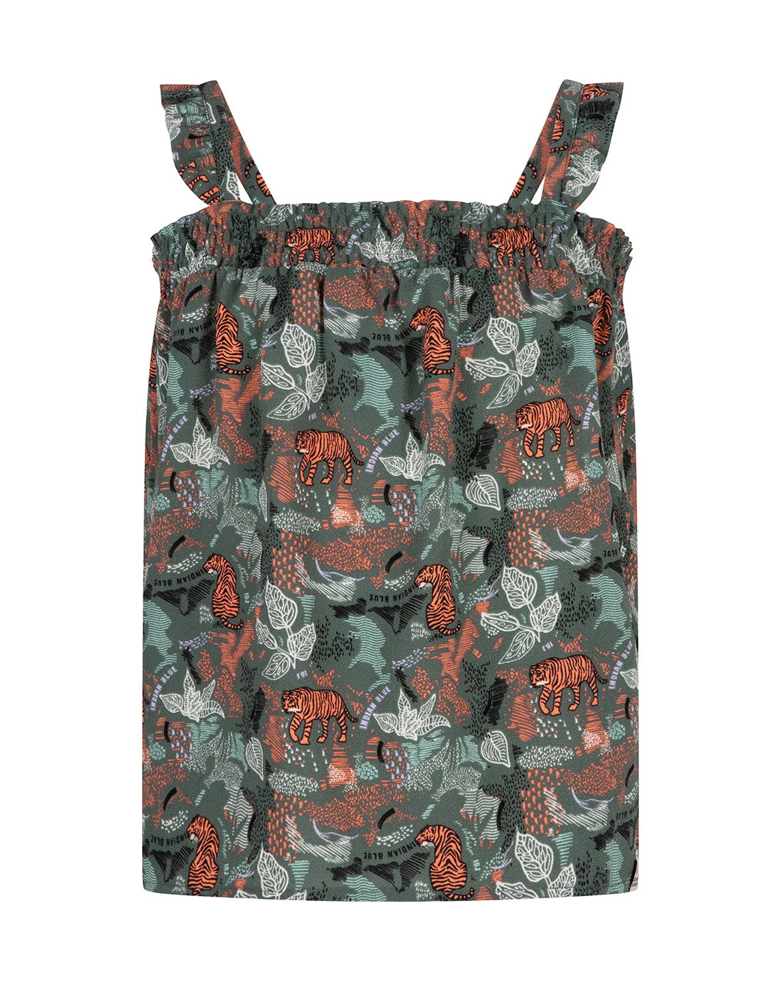 Indian Blue Jeans Meisjes singlet tijger - Forest groen Indian Blue Jeans Meisjes singlet tijger - Forest groen