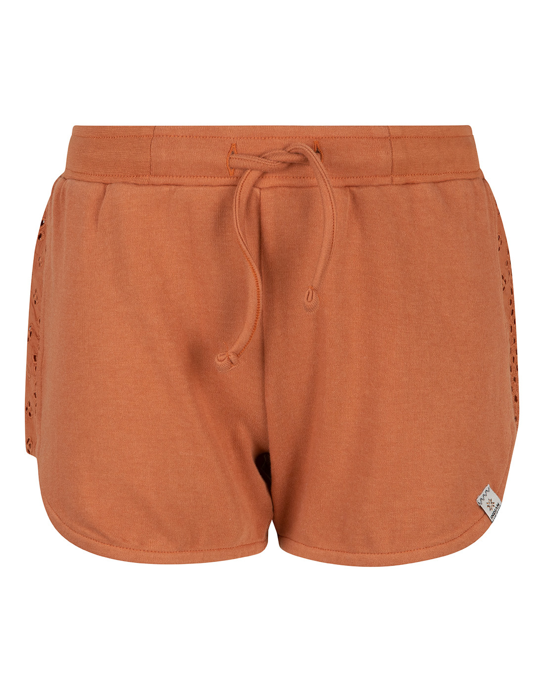 Indian Blue Jeans Meisjes sweat short broderie - Amber bruin Indian Blue Jeans Meisjes sweat short broderie - Amber bruin