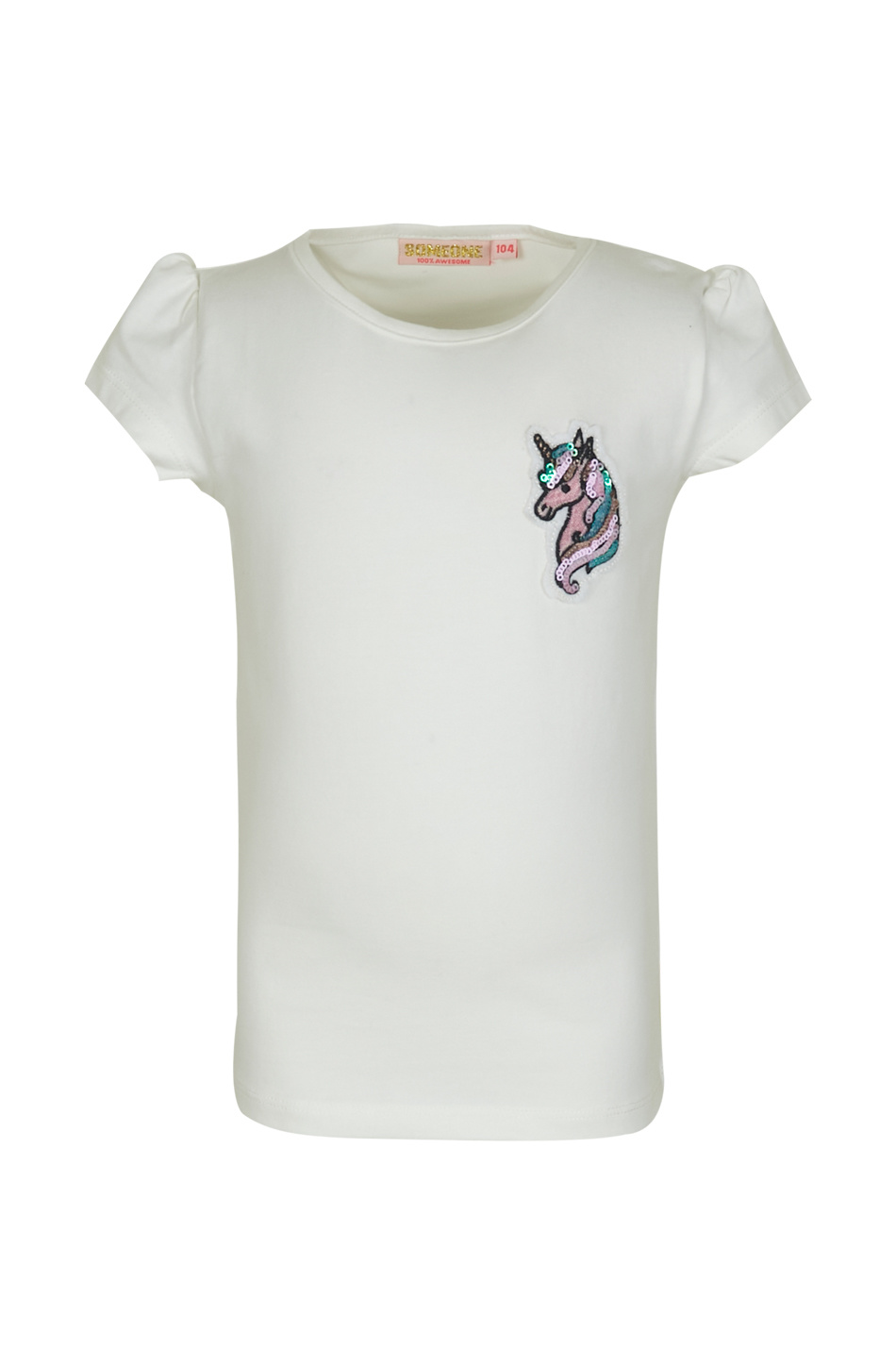 Someone Meisjes t-shirt - Twinkle - Ecru Someone Meisjes t-shirt - Twinkle - Ecru