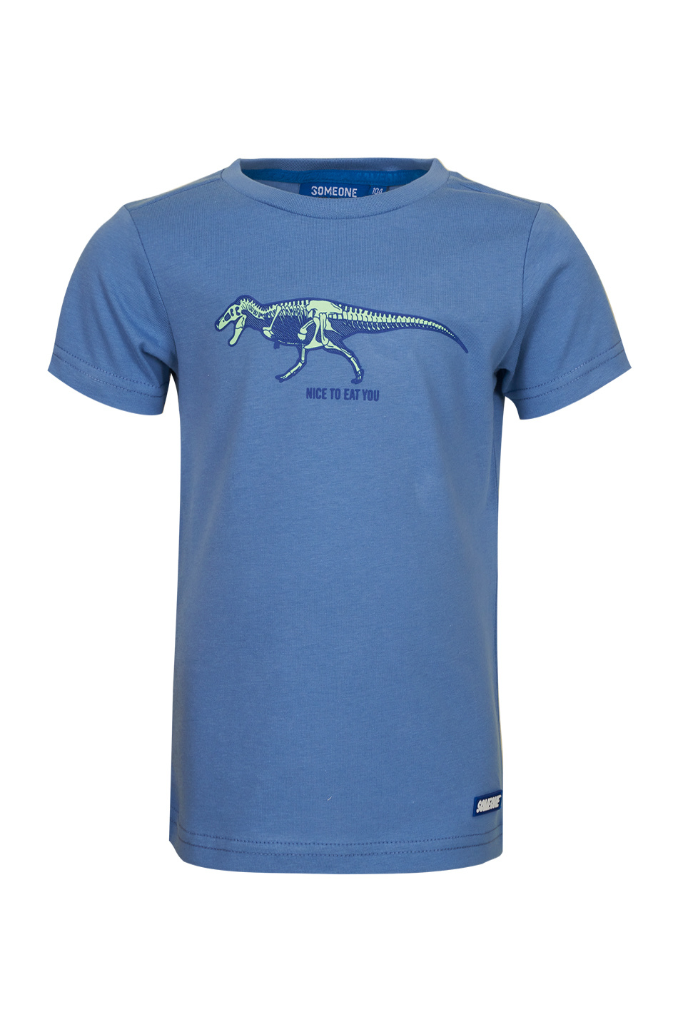 Someone Jongens t-shirt - Fossil - Medium blauw Someone Jongens t-shirt - Fossil - Medium blauw