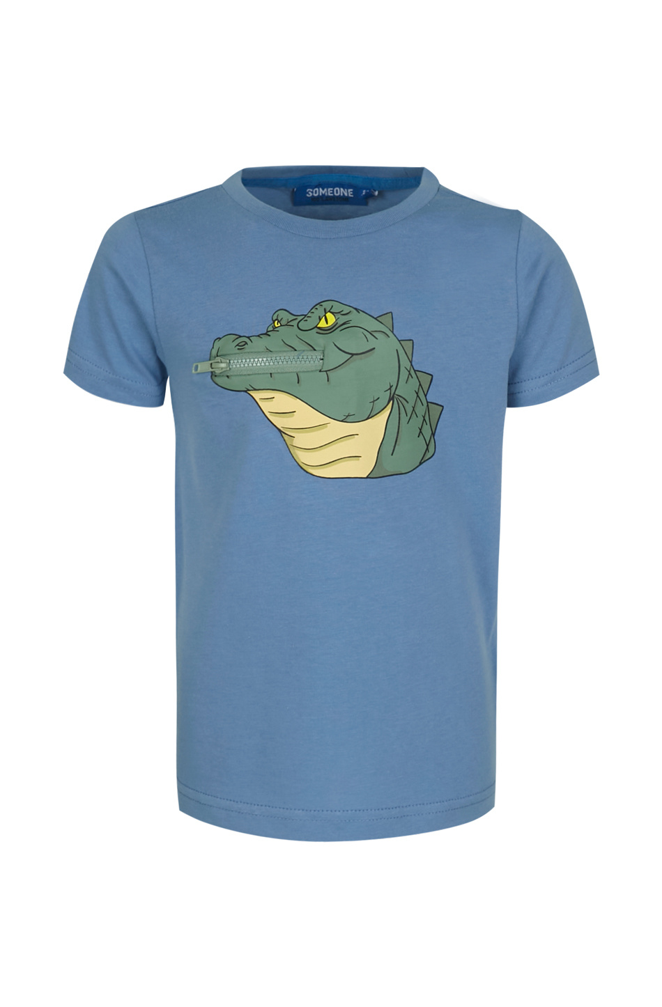 Someone Jongens t-shirt - Yoshi - Medium blauw Someone Jongens t-shirt - Yoshi - Medium blauw