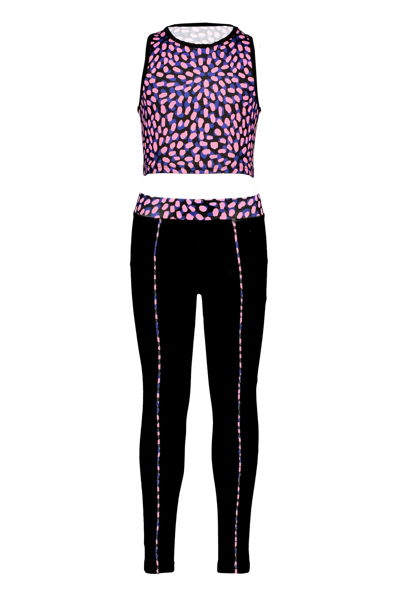 B.Nosy Meisjes legging + top - Splash roze B.Nosy Meisjes legging + top - Splash roze