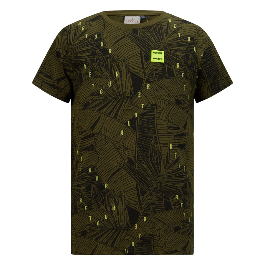 Retour Jeans Jongens t-shirt - Jimmo - Zwart Retour Jeans Jongens t-shirt - Jimmo - Zwart
