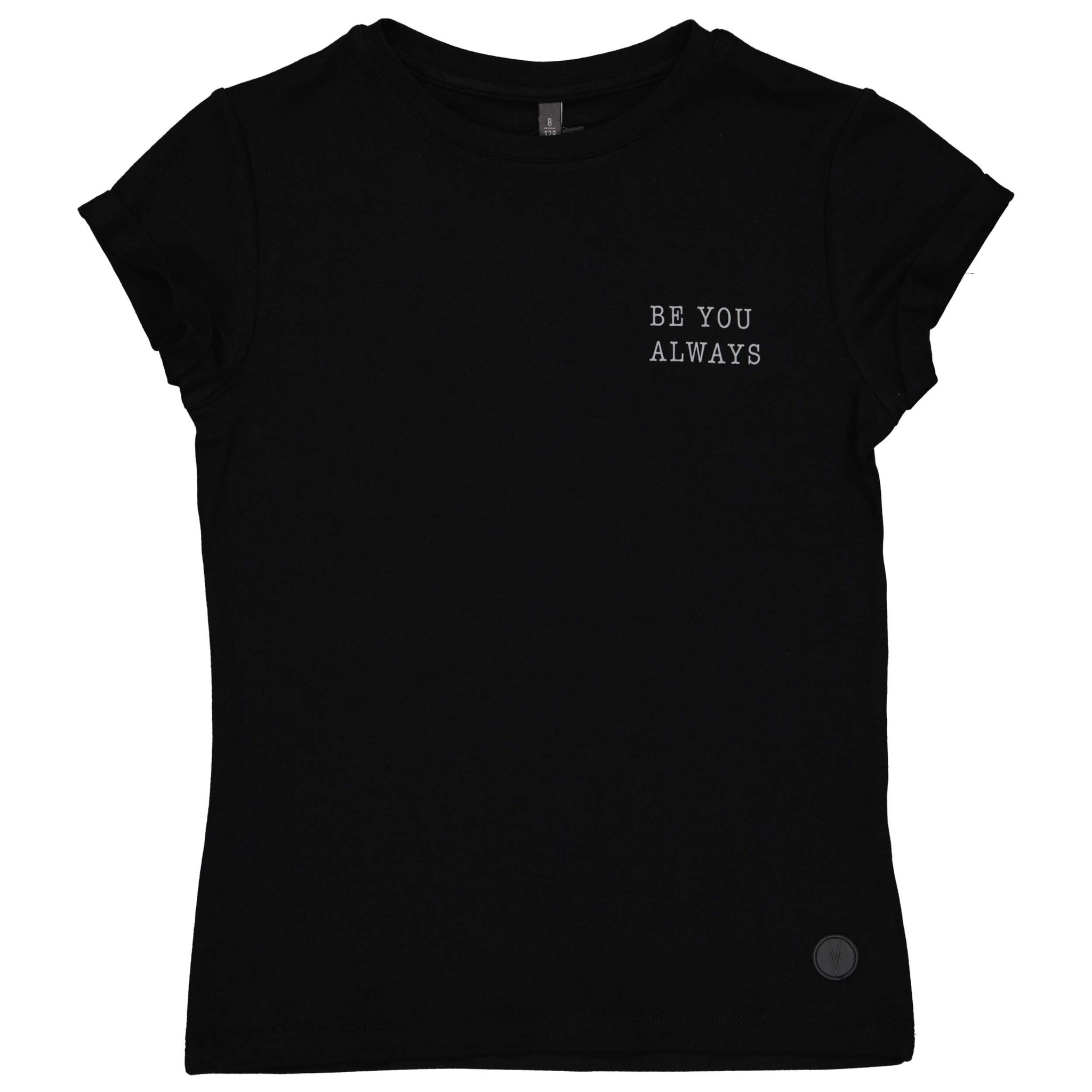 LEVV Meisjes t-shirt - Thalita - Houtskool grijs LEVV Meisjes t-shirt - Thalita - Houtskool grijs