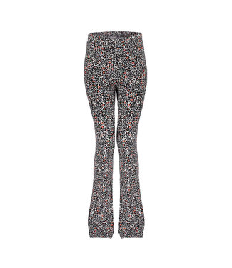 Geisha Meisjes flair broek AOP - Koraal / Zwart