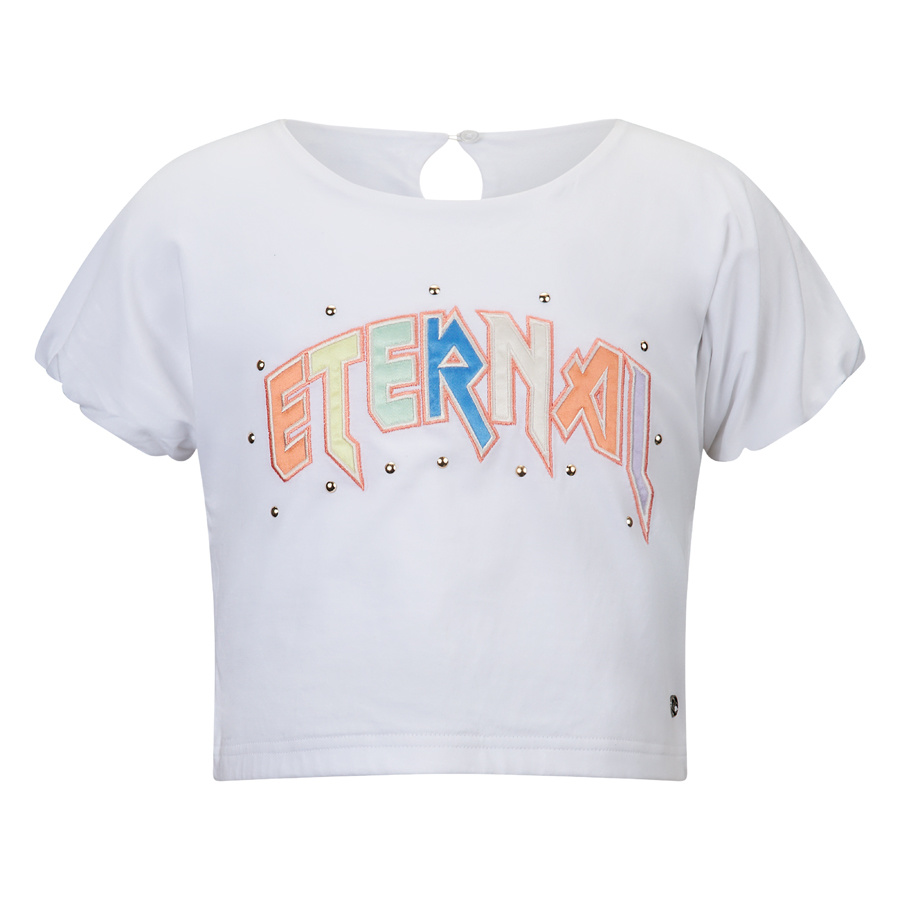 Retour Jeans Meisjes t-shirt - Queeny - Wit