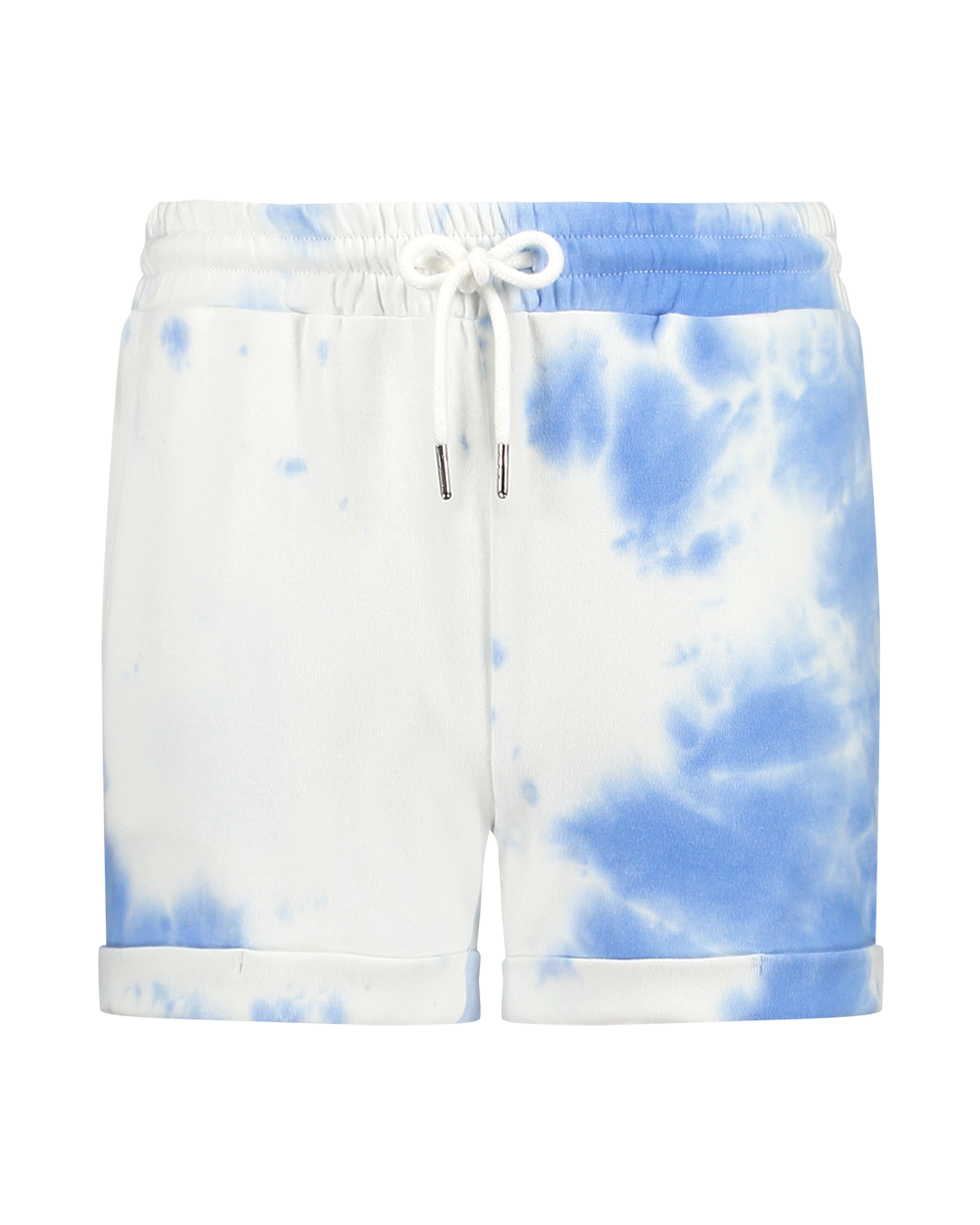 AI&KO Meisjes short - Mikat Tiedye Co 362 G - Misty blauw dessin