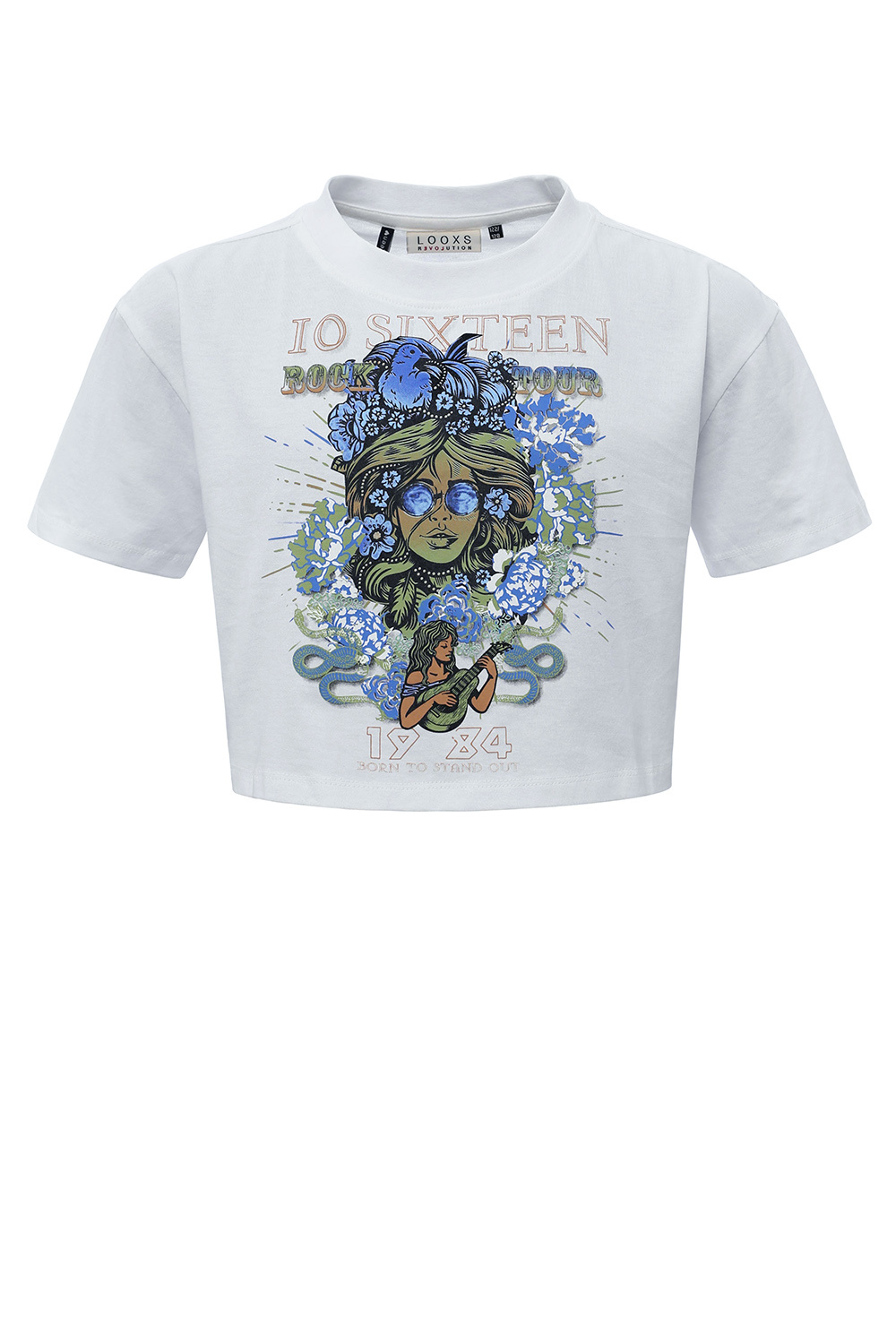 LOOXS 10sixteen Meisjes t-shirt - Wit LOOXS 10sixteen Meisjes t-shirt - Wit