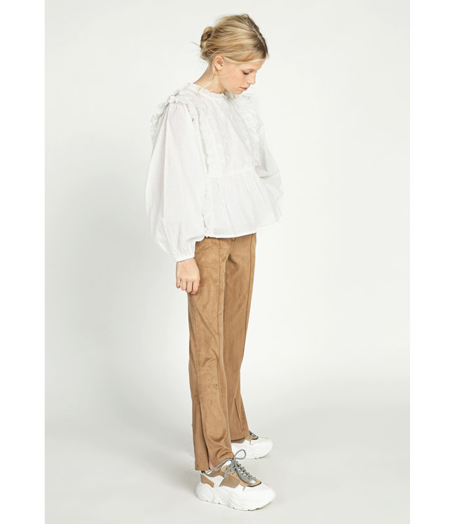 AI&KO Meisjes broek - Suelina Pes 734 G - Smoke zand