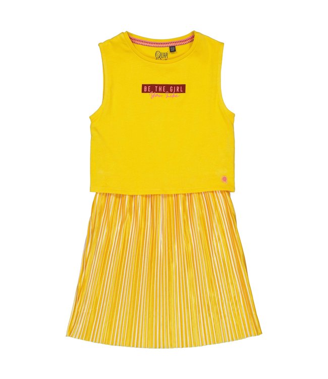 Quapi Meisjes jurk - Mai - Zonnig geel