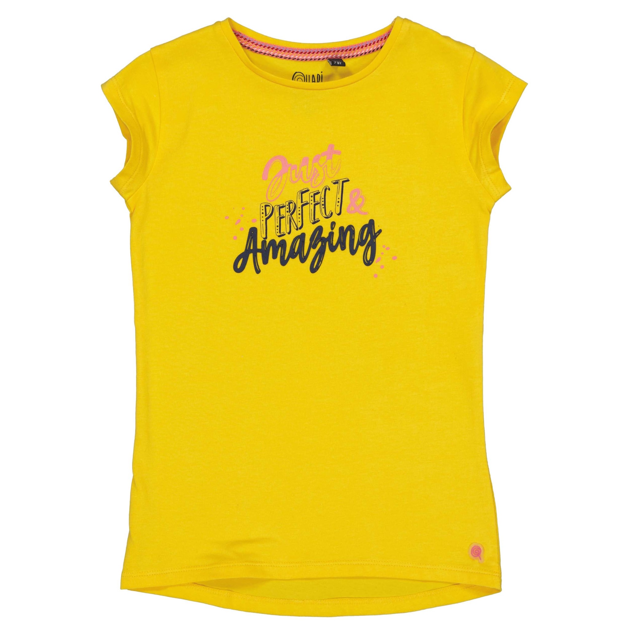 Quapi Meisjes t-shirt - Malana - Zonnig geel Quapi Meisjes t-shirt - Malana - Zonnig geel