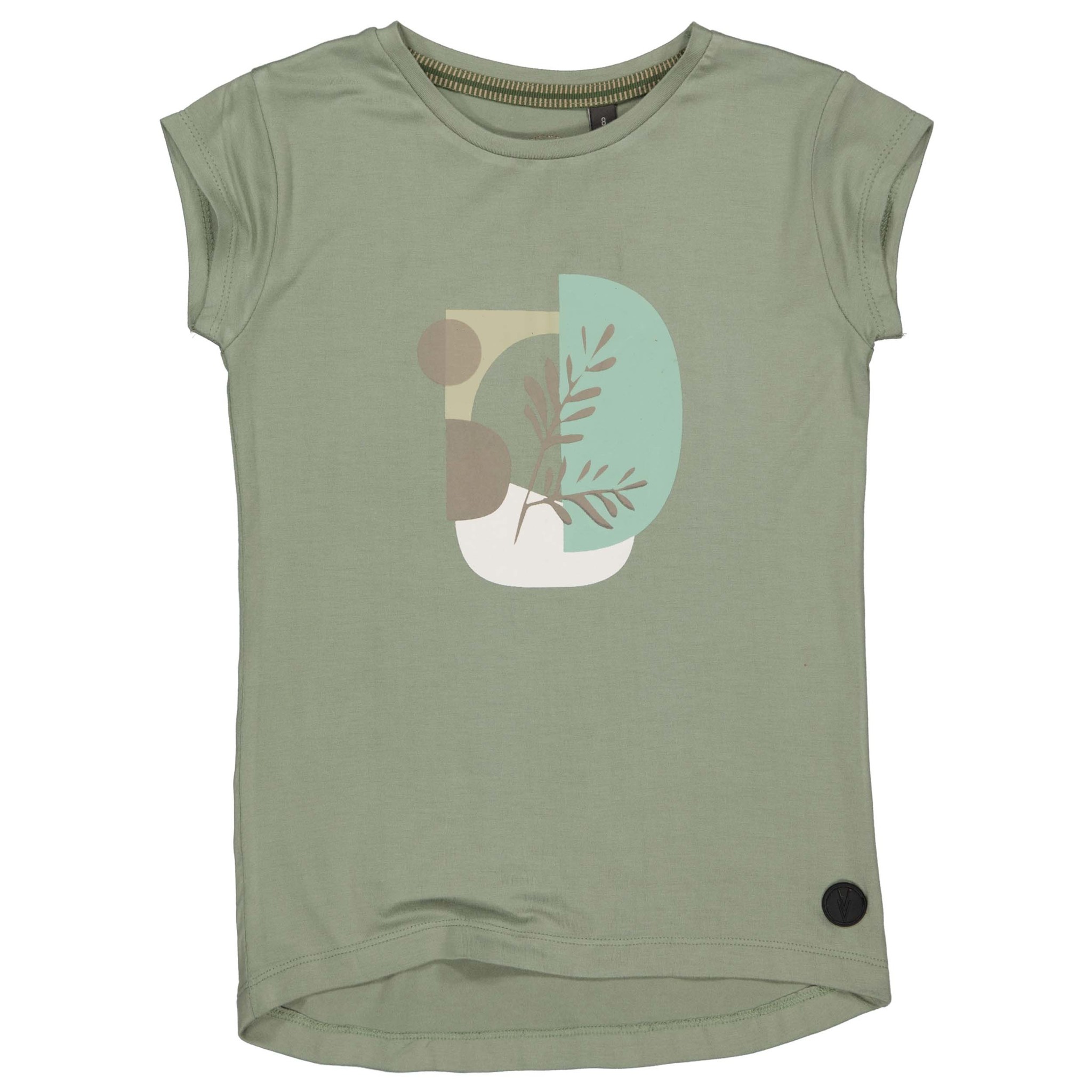 Levv meiden t-shirt Terra Green Cactus