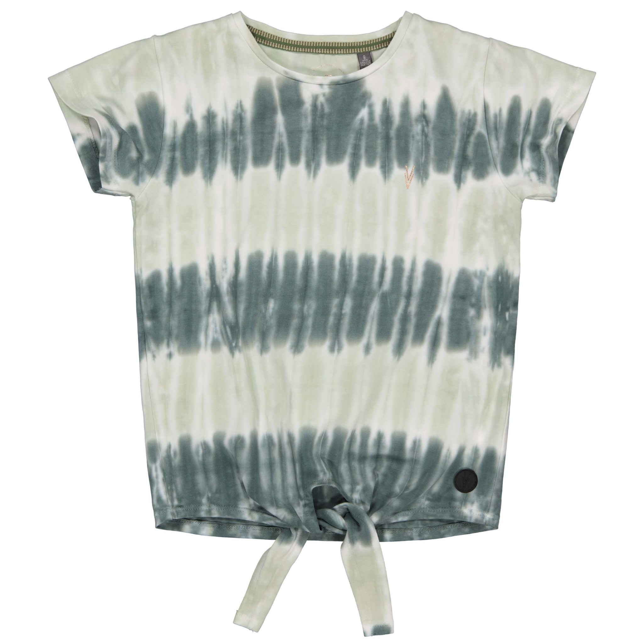 LEVV Meisjes t-shirt - Teske - Kaktus groen tie-dye LEVV Meisjes t-shirt - Teske - Kaktus groen tie-dye