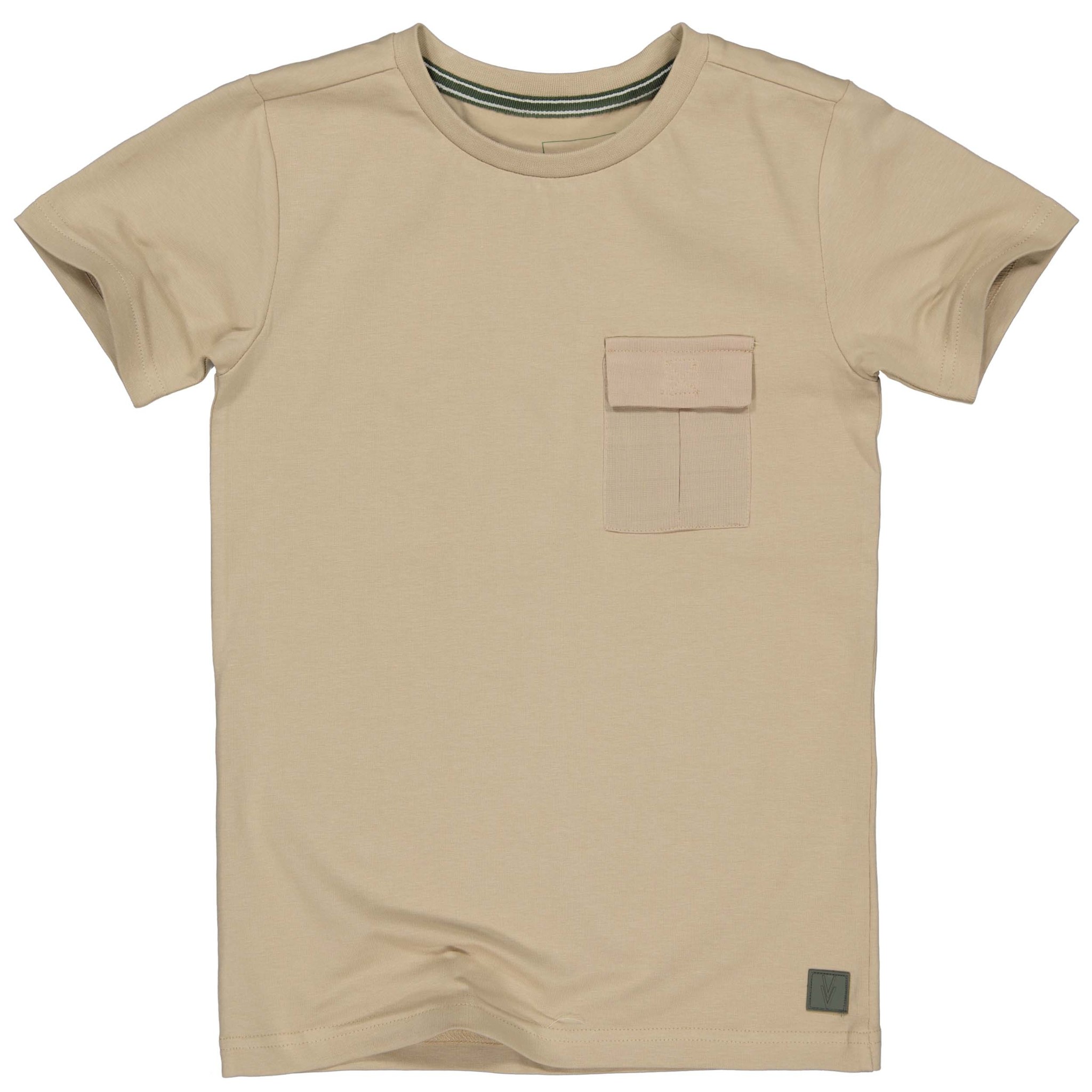 LEVV Jongens t-shirt - Thijs - Steen zand LEVV Jongens t-shirt - Thijs - Steen zand